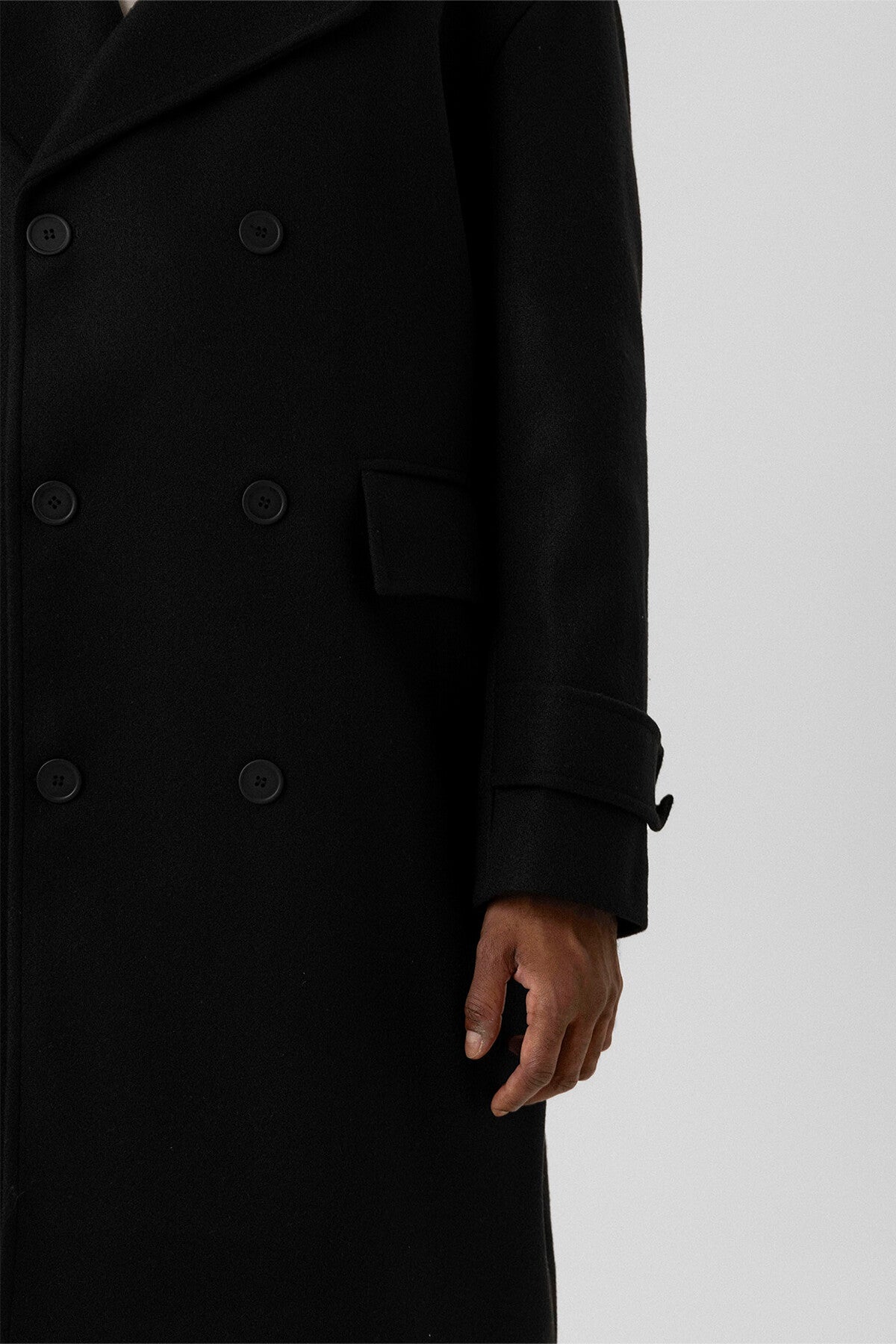 BLACK OVERSIZE COAT