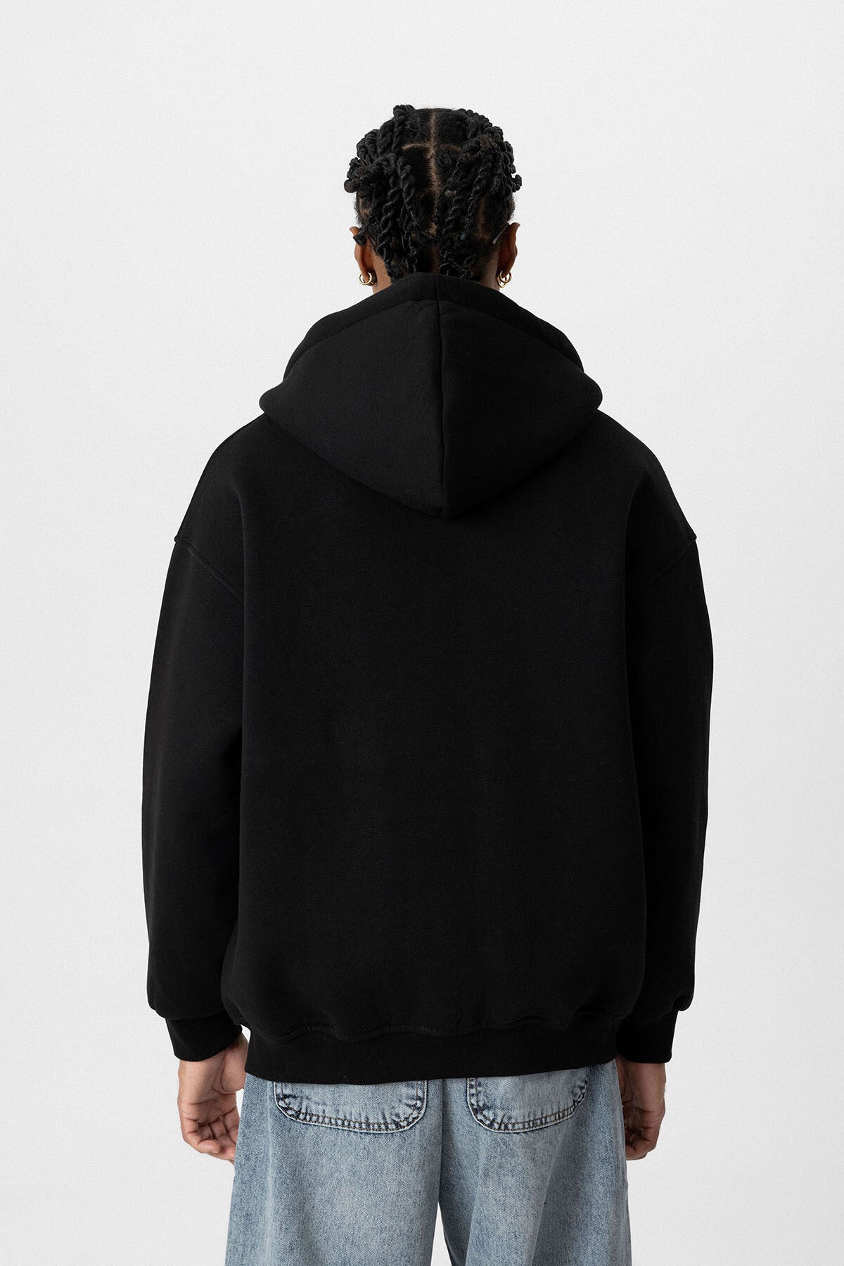 ZIPPER HOODIE WITH KANGAROO POCKET