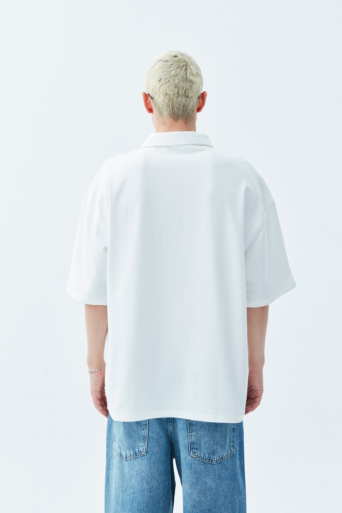 POLO COLLAR T-SWEAT