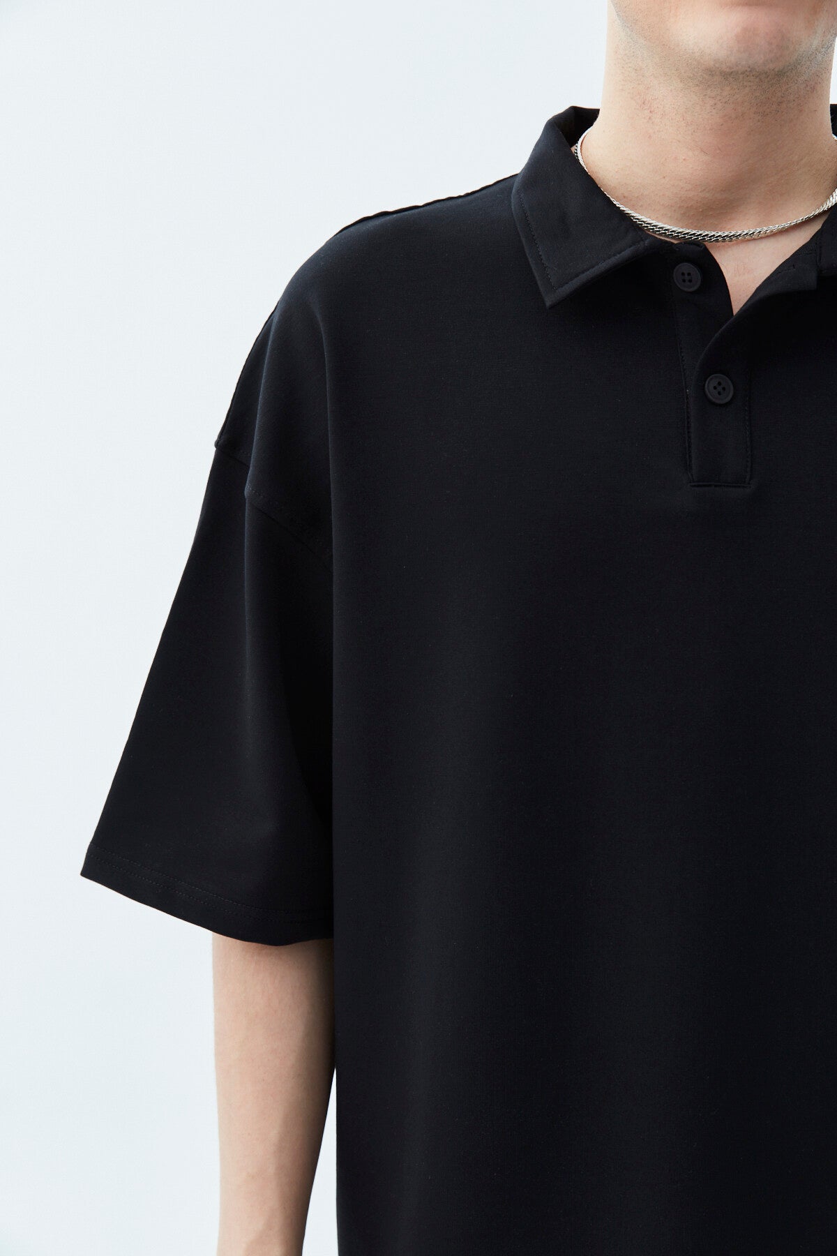 POLO COLLAR T-SWEAT