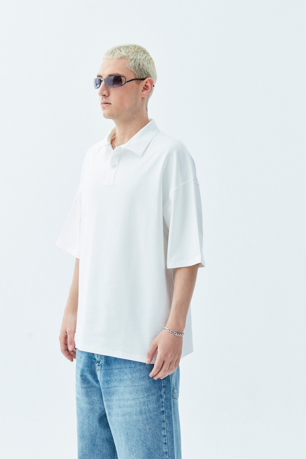 POLO COLLAR T-SWEAT