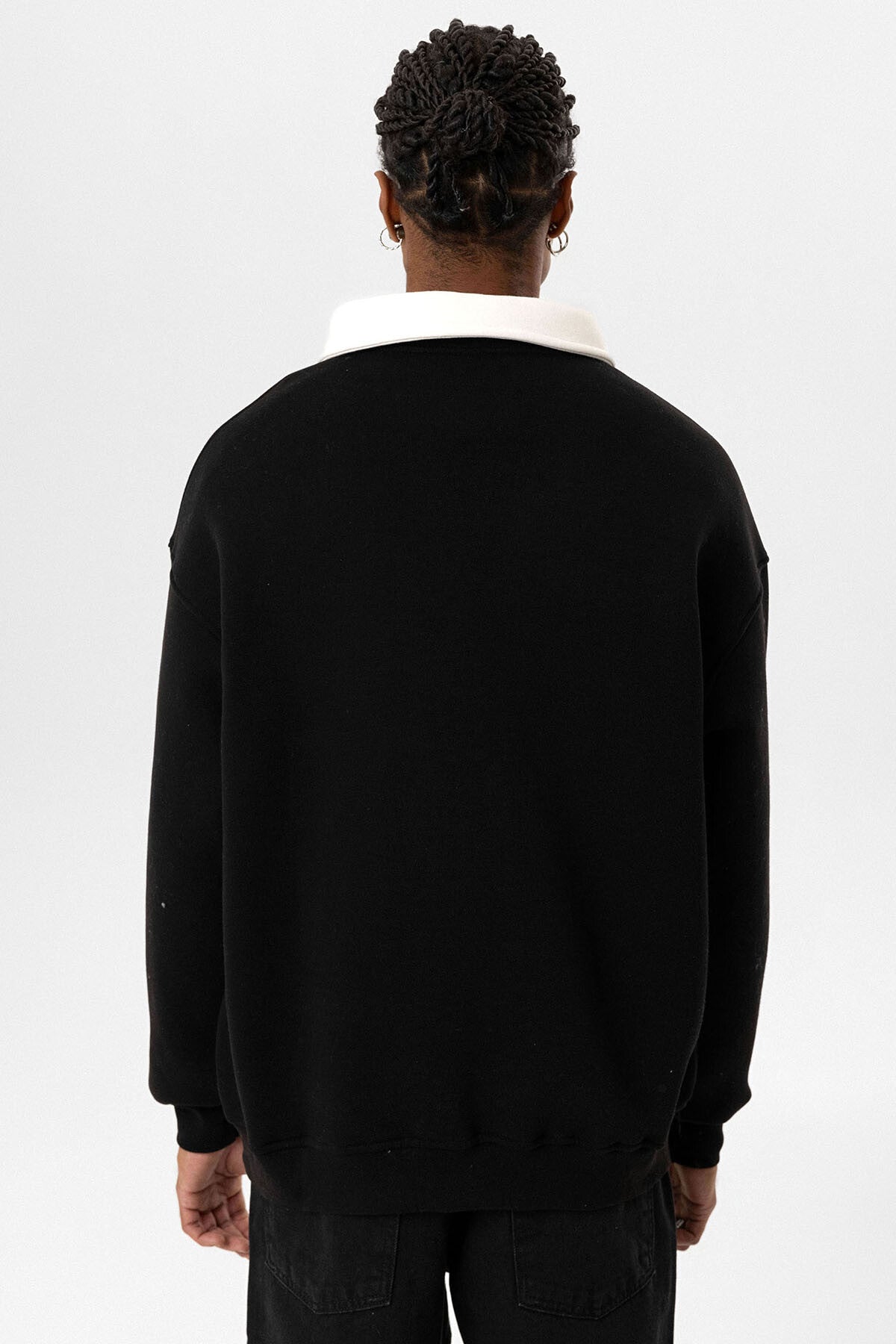 HOLY POLO COLLAR SWEATSHIRT