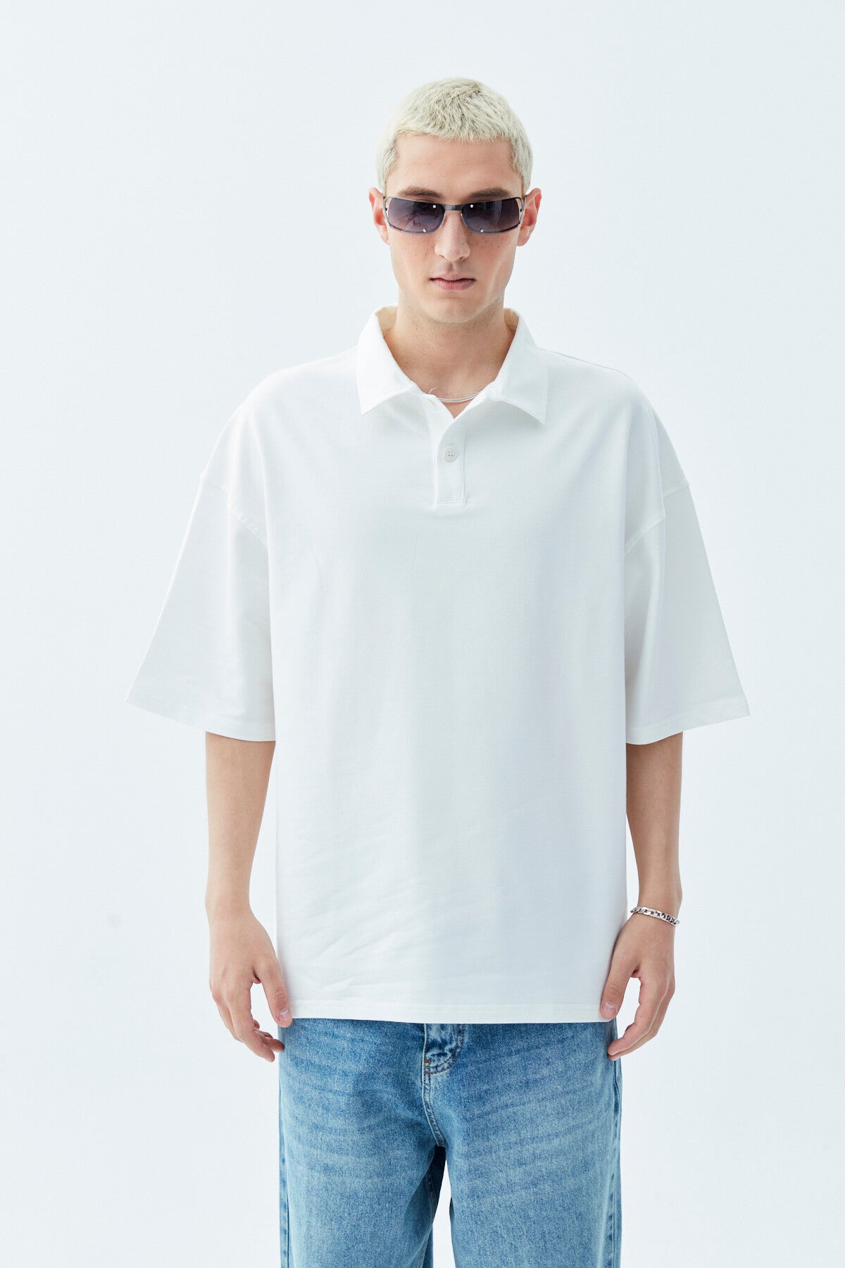 POLO COLLAR T-SWEAT