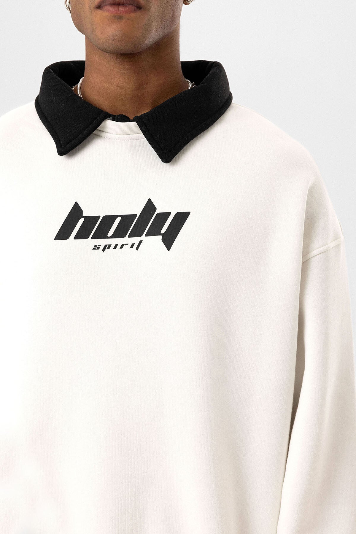 HOLY POLO COLLAR SWEATSHIRT