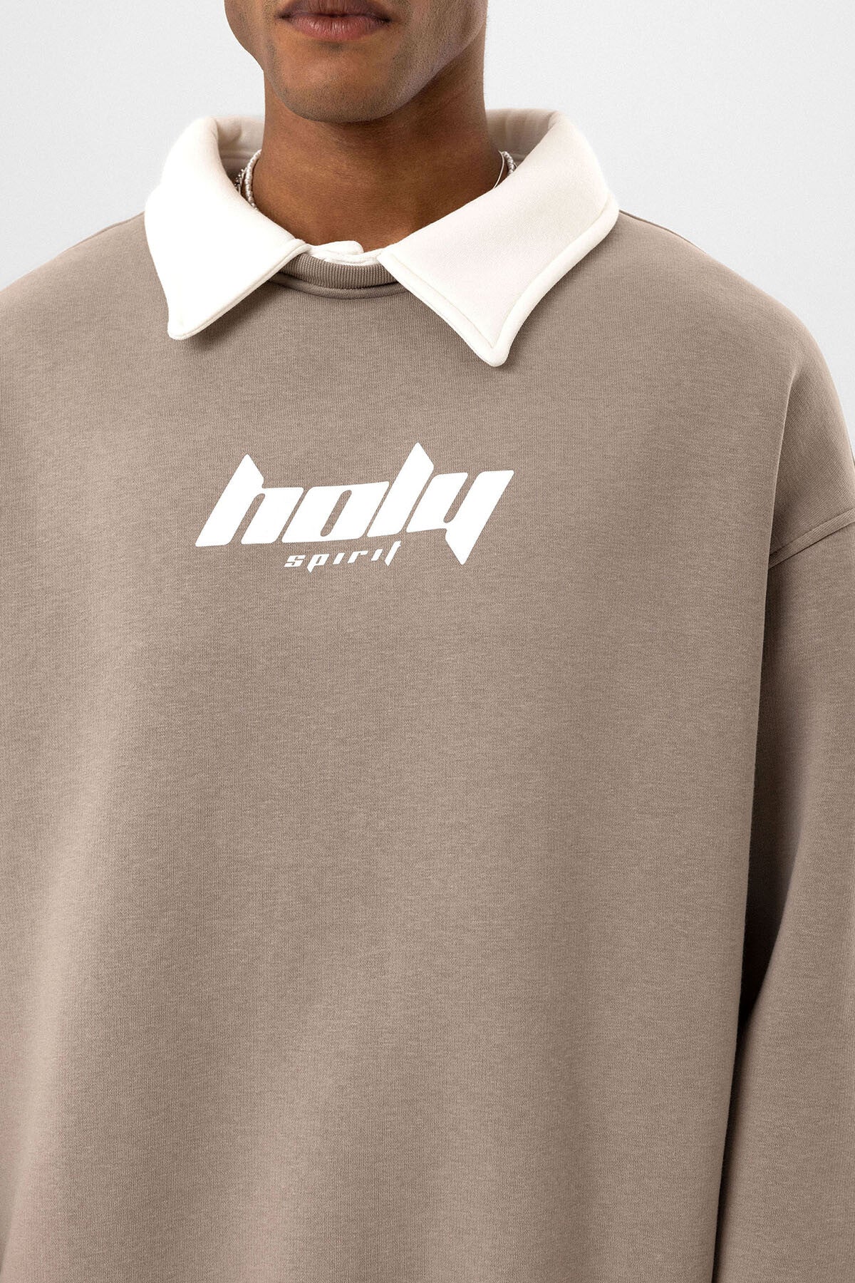 HOLY POLO COLLAR SWEATSHIRT