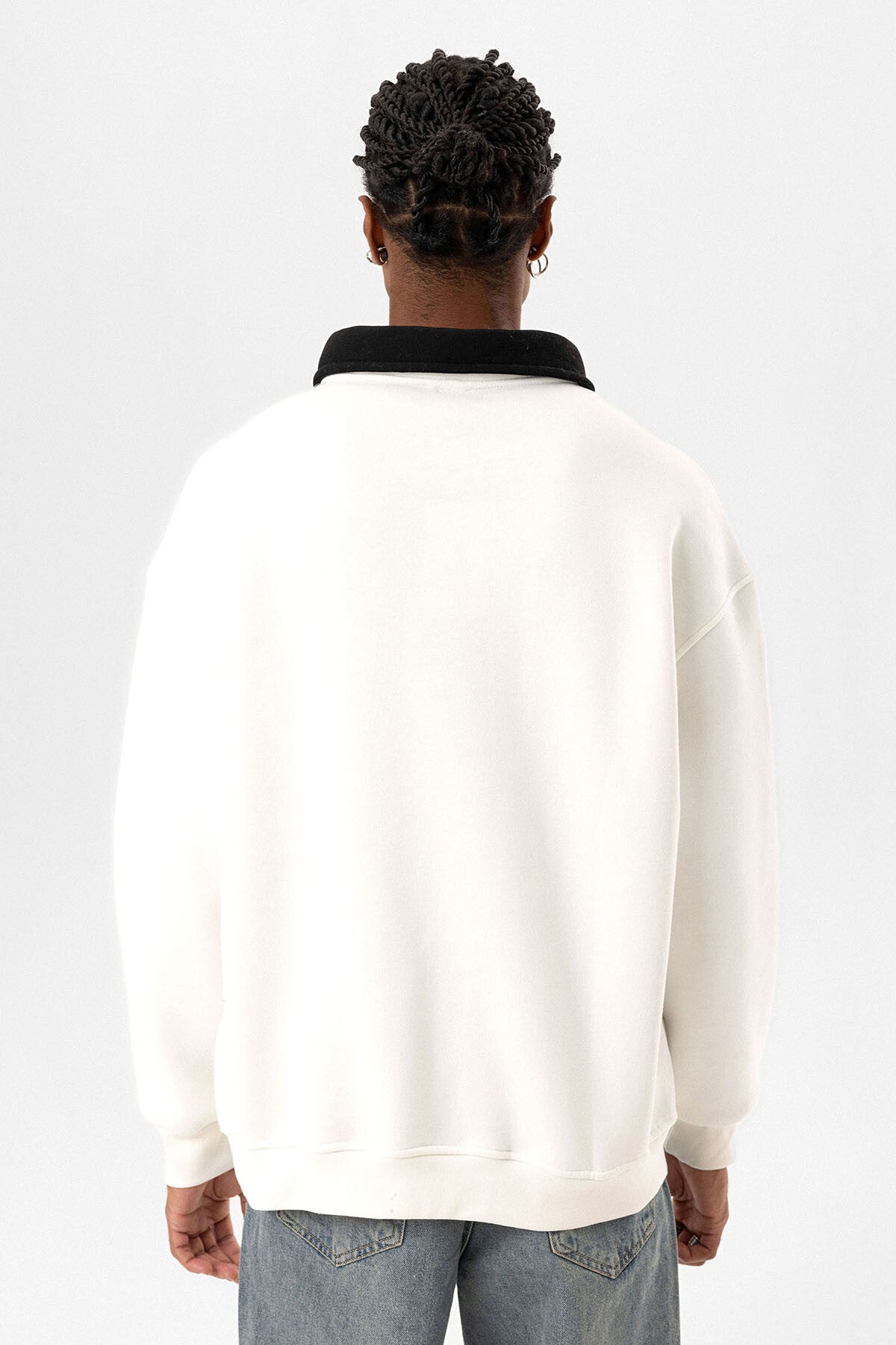 HOLY POLO COLLAR SWEATSHIRT